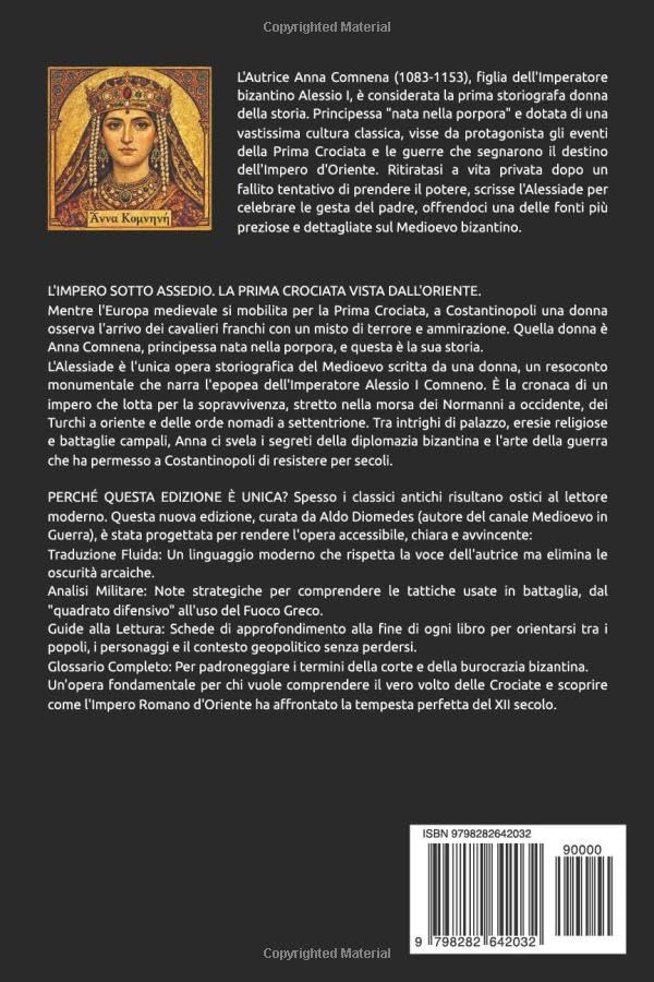 Retro copertina di L'Alessiade