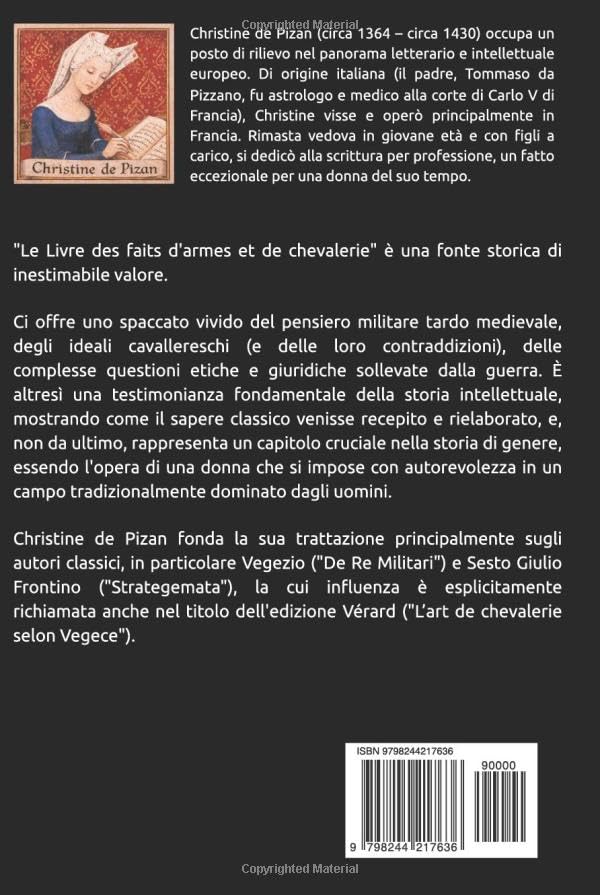 Retro copertina di Il Libro dei Fatti d'Arme e di Cavalleria